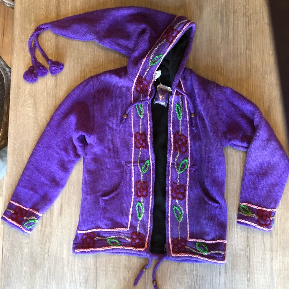 The Better Sweater Cardigan Homer Alaska Purple M